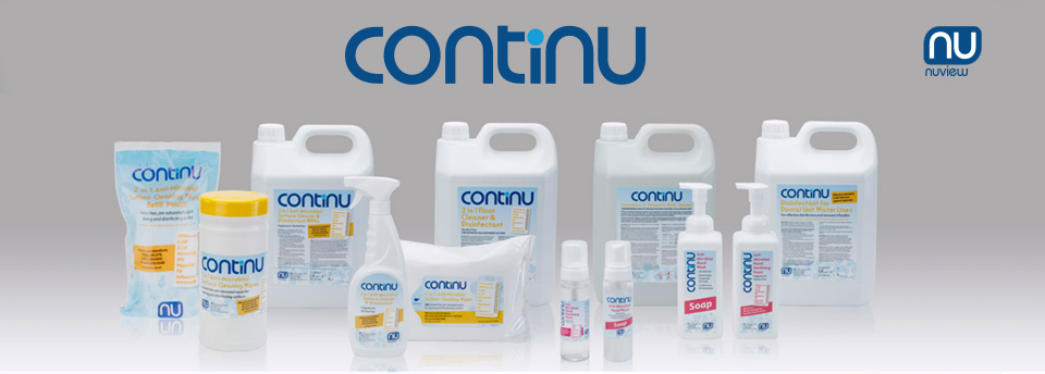 Continu A Range of Alcohol Free Disinfection Products
