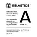 Relastics Latex Black A 1/8