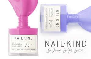 85% bio-sourced ingredients - low-chemical nail polish 