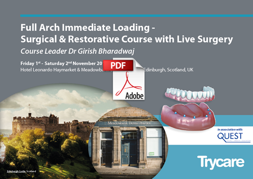 Full Arch Immediate Loading - Surgical & Restorative Course with Live Surgery