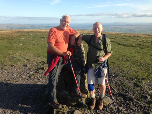 Phil and David conquer the 3 Peaks