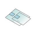 Economy Split Sheet - Sterile 160x200cm..