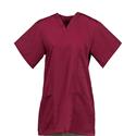 ST10 Unisex Scrub Tunic Burgundy