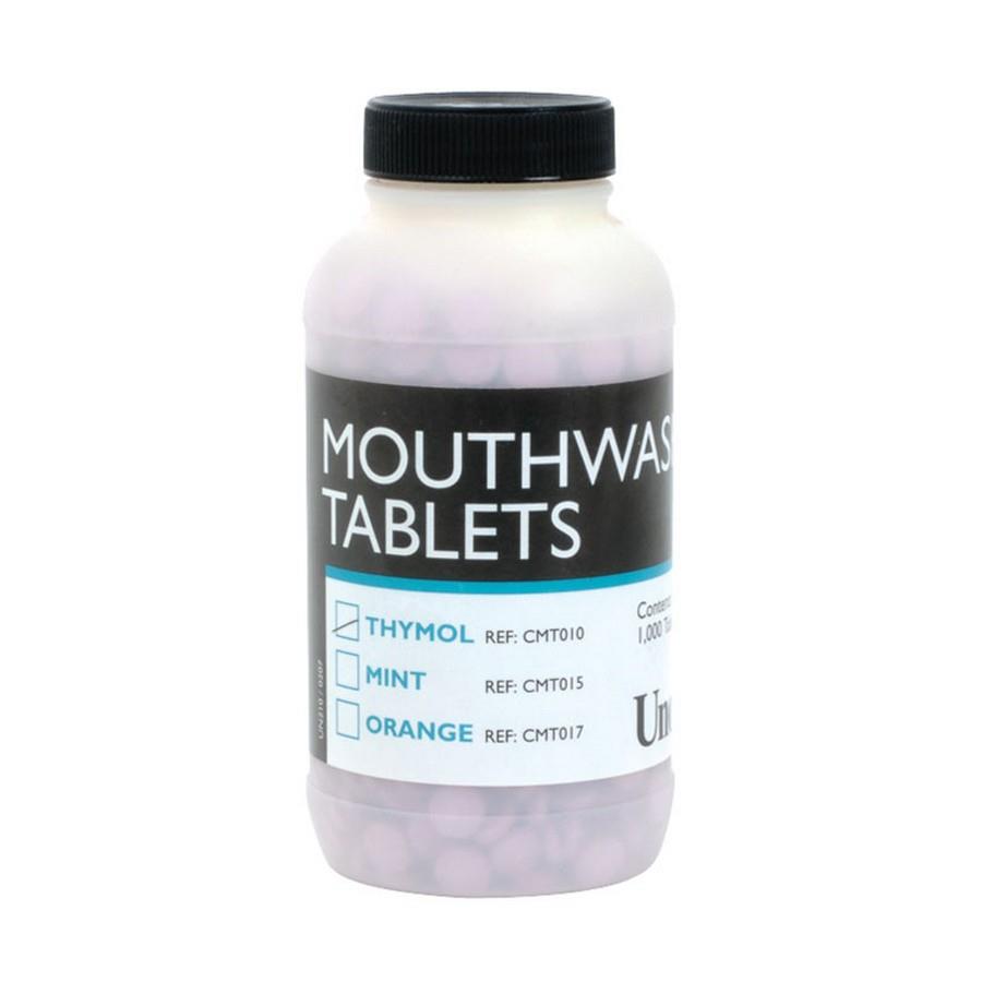 Thymol Pink Mouthwash Tablets Dental & Chiropody Products