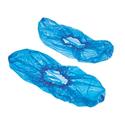 Overshoes Blue Plastic Disposable..