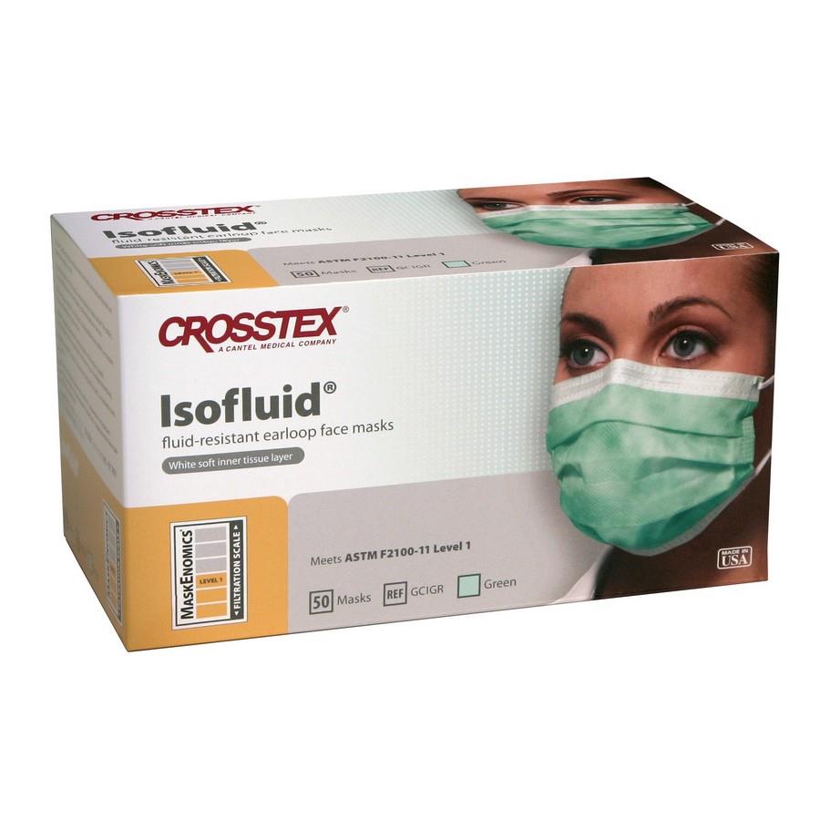 Download Crosstex Isofluid Earloop Face Masks Dental Product Trycare Uk PSD Mockup Templates