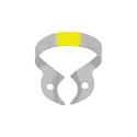 Fiesta Rubber Dam Clamp Wingless W8 Yellow