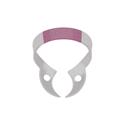 Fiesta Rubber Dam Clamp Wingless W56 Purpl