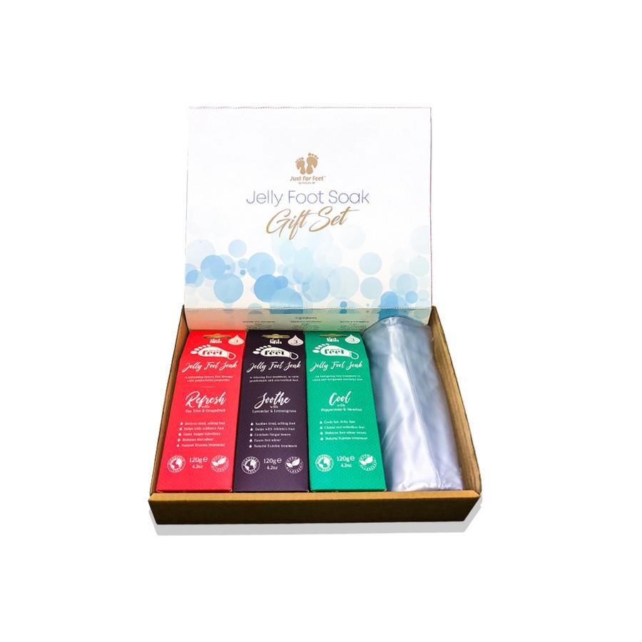 Jelly Foot Soak Gift Set & Aching Feet Treatment Trycare, UK