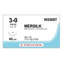 W2508T Mersilk 1/2 Circle CC 3/0 45cm 22mm