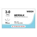 W502H Mersilk 1/2 Circle CC 3/0 75cm 16mm