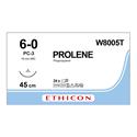 W8005T Prolene 3/8 Circle CC 6/0 45cm 16mm..