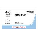 W8020T Prolene 3/8 Circle CC 4/0 45cm 25mm..