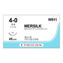 W811 Mersilk 3/8 Circle RC 4/0 45cm 13mm