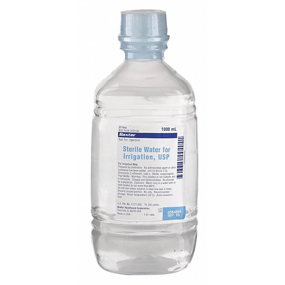 sterile water