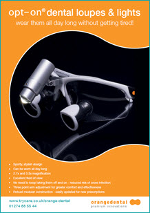 orange dental loupes brochure